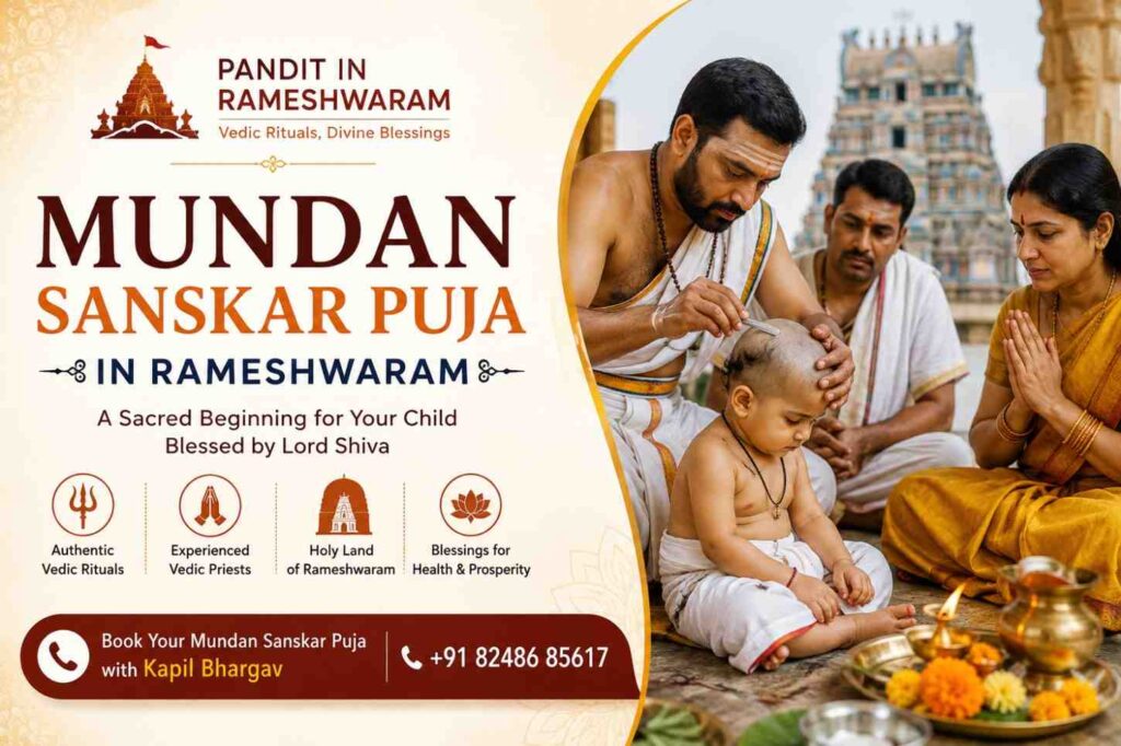 Mundan Sanskar Puja in Rameshwaram