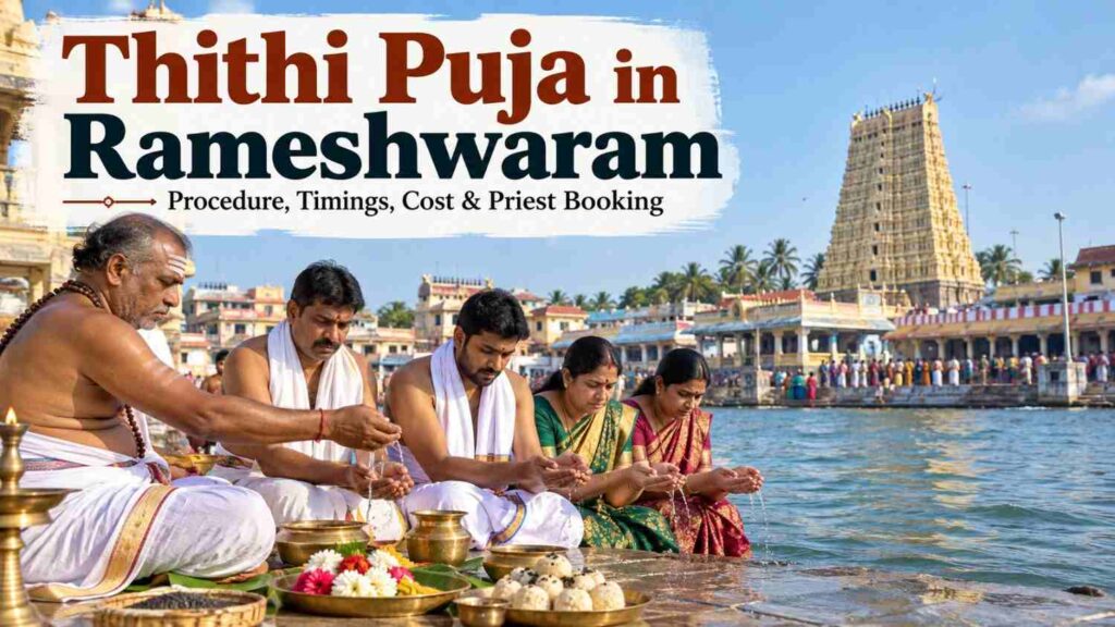Thithi puja in Rameshwaram